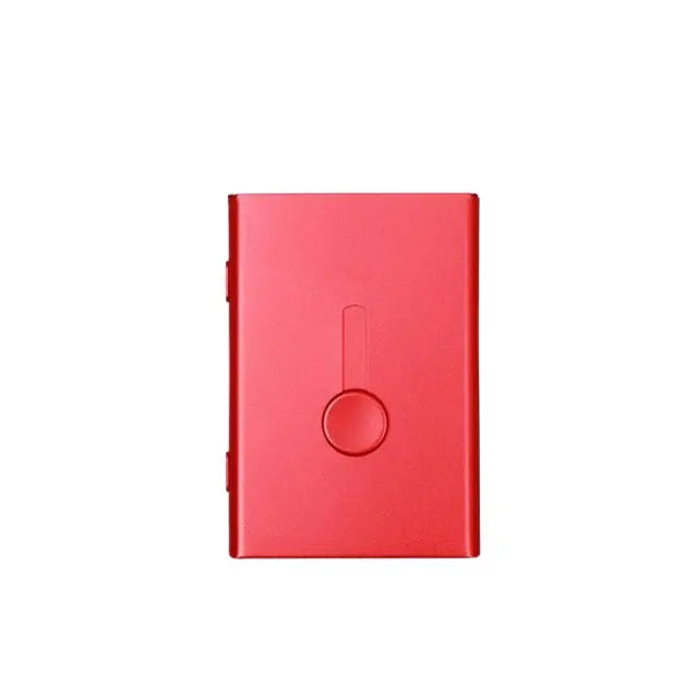 Porte carte de visite automatique Rouge